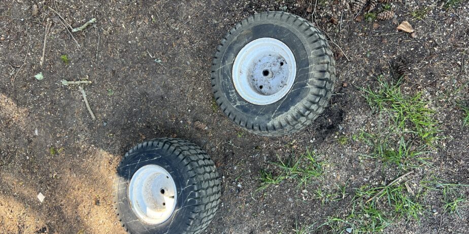 Lawn mower wheels